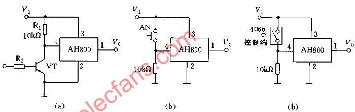AH800的控制应用电路