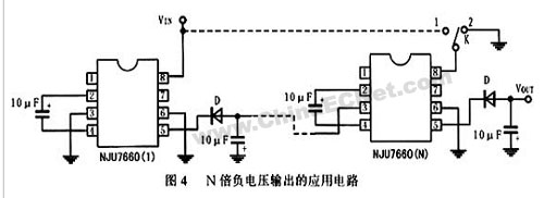 n倍负电压输出的应用电路