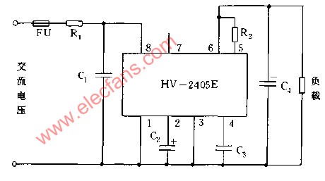 HV2405E的基本应用电路