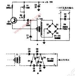 9-15V输入的高压电源