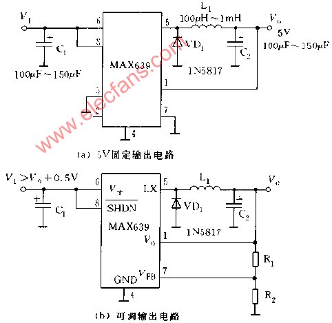 MAX639的基本使用方法电路