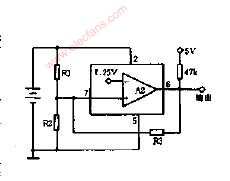 电池低电压检测器电路图