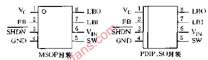 LT1307 LT1307B的管脚配置