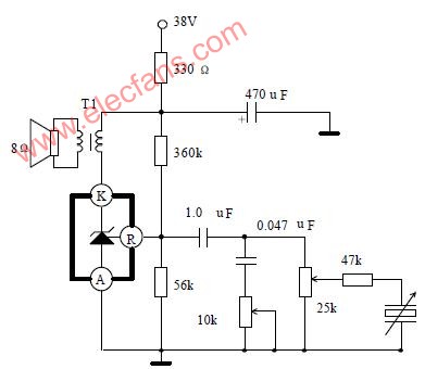 CW431CS音频放大应用线路