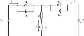 二象限开关电感DC/DC变换器电路图