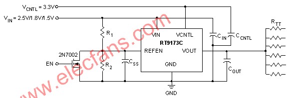 RT9173C应用电路及参数资料