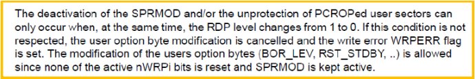 Interpretation of STM32 MCU: Code Implementation of PCROP Clear