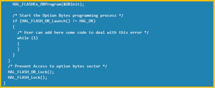 Interpretation of STM32 MCU: Code Implementation of PCROP Clear