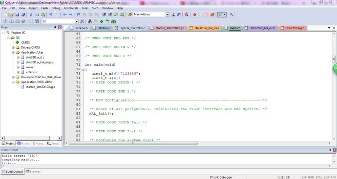 stm32硬件IIC使用