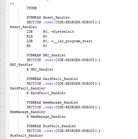 IAR <wbr>stm32 <wbr>warning:Label <wbr>'xxxxx' <wbr>is <wbr>defined <wbr>pubweak <wbr>in&