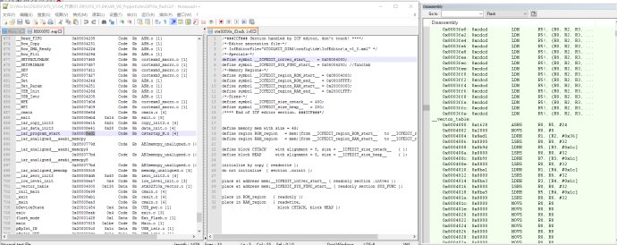 stm32 <wbr>.icf文件.map文件,汇编文件对照