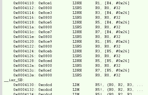 stm32 <wbr>.icf文件.map文件,汇编文件对照