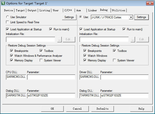 3. Use Jlink to debug the program