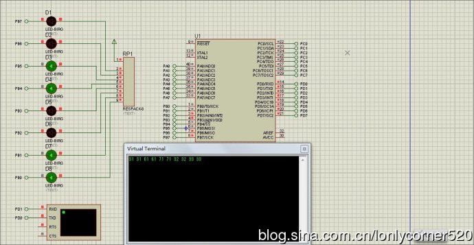 AVR单片机（学习ing）—（五）、ATMEGA16的USART与PC机串行通信—01(补充）