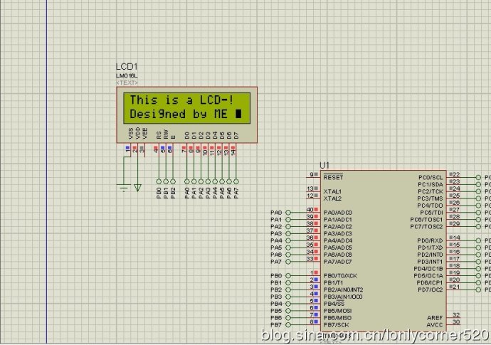 AVR单片机（学习ing）—（三）、ATMEGA16驱动16*2点阵字符液晶模块—01