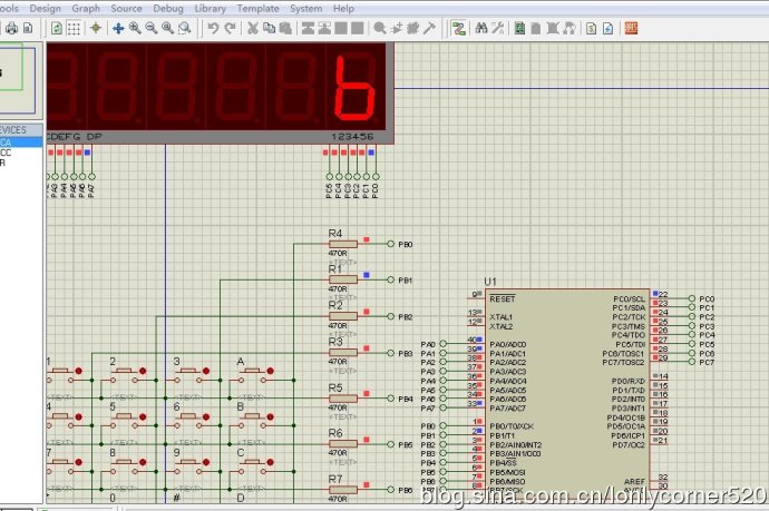 AVR单片机（学习ing）—（一）、ATMEGA16的I\0端口的使用—01