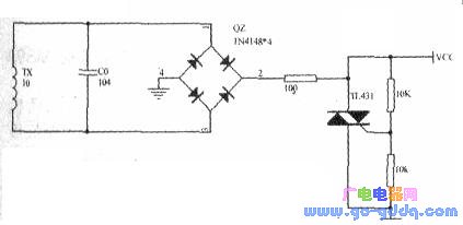 Transponder power supply circuit