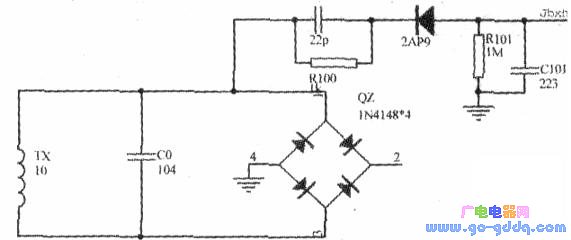 Transponder receiving circuit