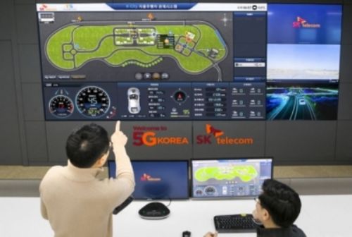 韩国全球首测5G网络下自动驾驶