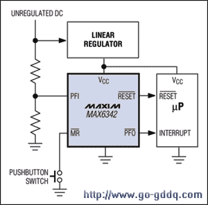 MAX6342内的电源失效信号