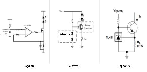 Figure 1: Typical discrete solution for driving LEDs