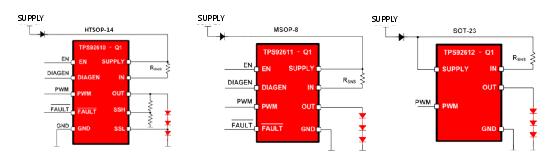 Figure 2: TPS9261x-Q1 Simplified Schematic