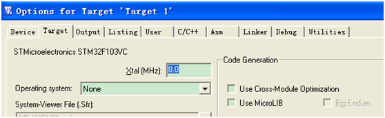 STM32 changes 12M crystal to 8M crystal