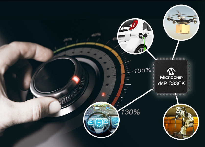 Microchip推出全新的16位数字信号控制器系列（DSC）