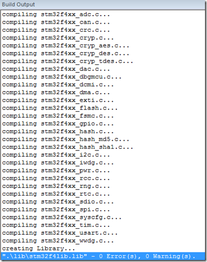 STM32标准库编译成lib库文件 STM32标准库编译成lib库文件