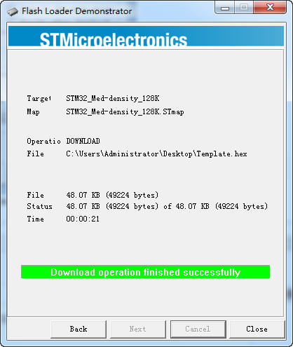 通过串口给STM32烧写程序