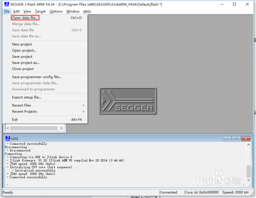 STM32使用J-LINK下载HEX文件