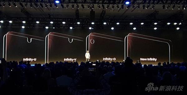 三星曾公布三种Infinity异形屏设计:V形开槽/屏内挖孔都有了