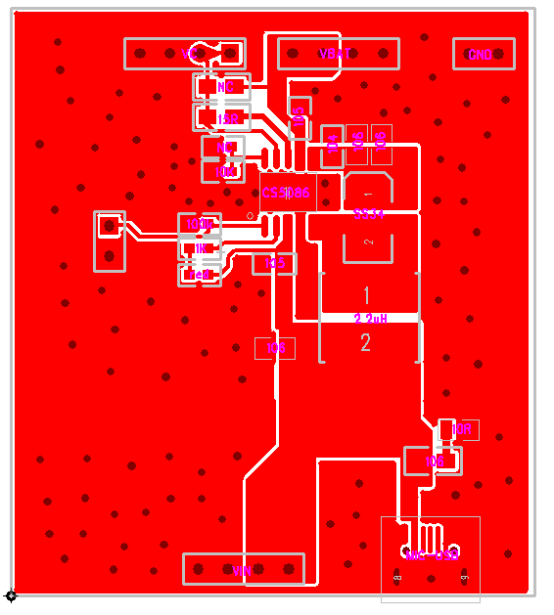 CS5086正面layout图