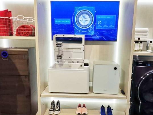 海尔智能洗鞋机