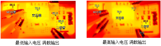 说明: 某电源模块常温热成像温度图.wmf