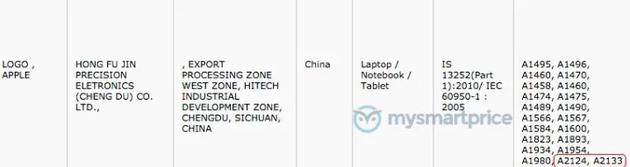 iPad mini注册信息