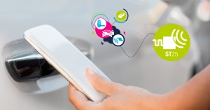 Unlocking a car with the NFC tag of a smartphone