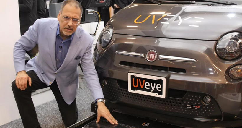 黑科技，前瞻技术，UVeye汽车扫描仪,扫描汽车凹痕，扫描汽车，扫描汽车异常情况，汽车新技术