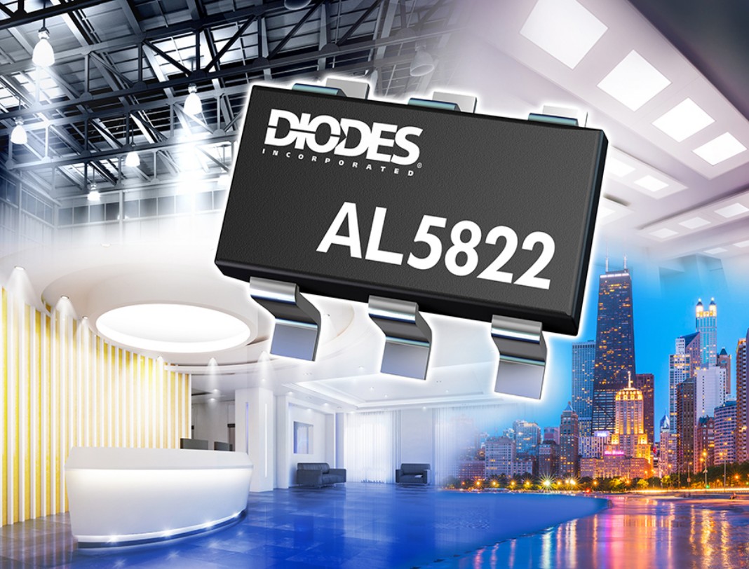 Diodes 推出的自适应 LED 电流纹波抑制器