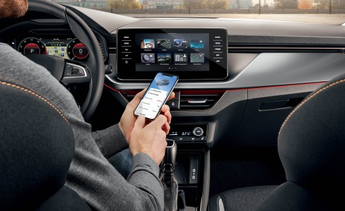 联网车辆,车辆定位,ŠKODA Connect app,智能泊车 联网车辆,车辆定位,ŠKODA Connect app,智能泊车