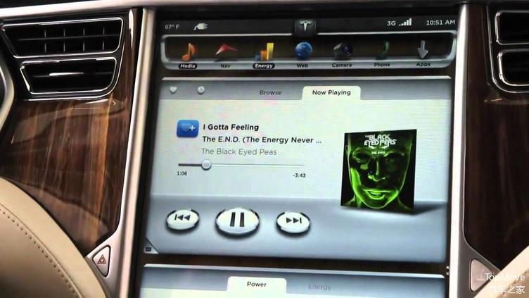 早期特斯拉系统界面 | SMD Wireless