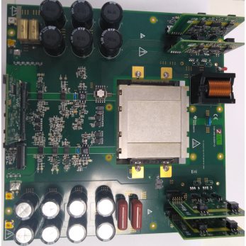 TIDA-010054 Bi-directional, dual active bridge reference design for level 3 electric vehicle charging stations dual active bridge board image