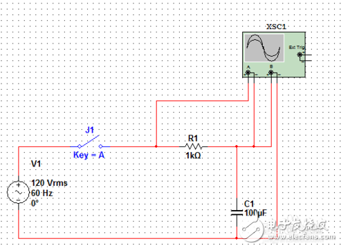 multisim示波器是怎么接的_各个端口表示什么