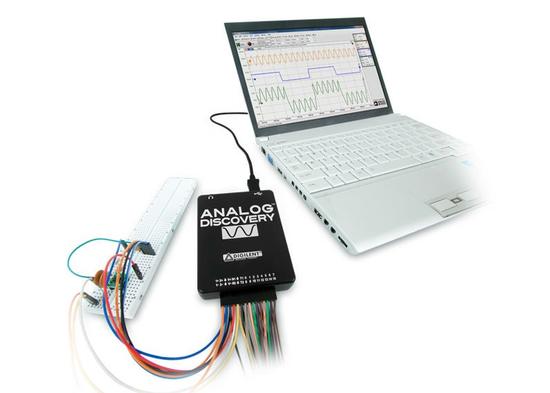 如何将Analog Discovery™USB示波器连接到LabVIEW