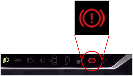图2a:正确的制动指示灯