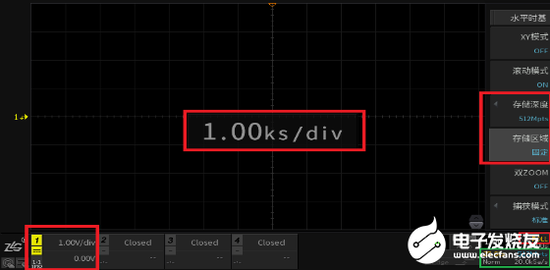 想将示波器用出记录仪的效果 需要把存储深度发挥出极致