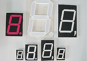 点击放大图片 图2 数码管实物图