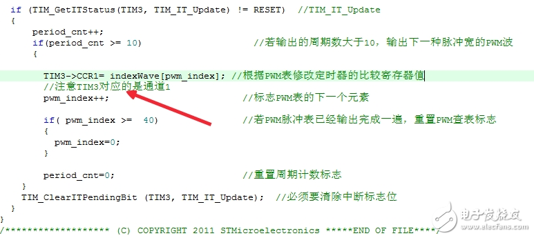 基于stm32的pwm呼吸灯