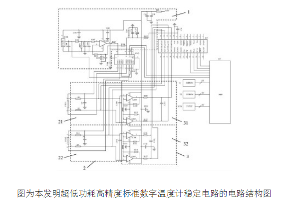 超低功耗高精度数字温度计的原理及校正误差方法