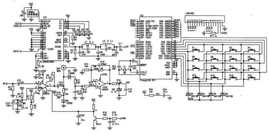 点击放大图片 DDS信号源电路原理图